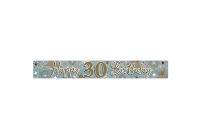 30th Birthday Banner Holo (6837-N30C)