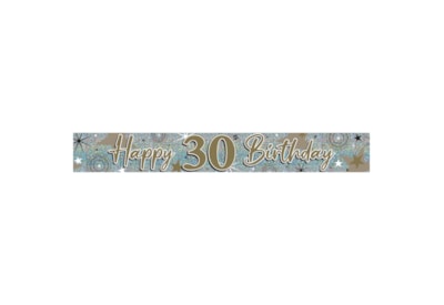30th Birthday Banner Holographic 30th Birthday Banner Holographic