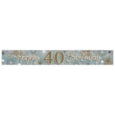 40th Birthday Banner Holo (6837-N40C)