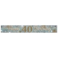 40th Birthday Banner Holographic 40th Birthday Banner Holographic