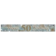 50th Birthday Banner Holographic 50th Birthday Banner Holographic