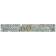 60th Birthday Banner Holographic 60th Birthday Banner Holographic