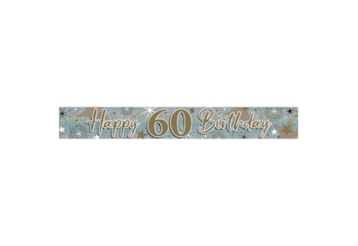 60th Birthday Banner Holographic 60th Birthday Banner Holographic