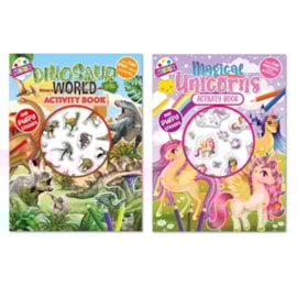 Puffy Sticker Activties. Dinosaurs And Unicorns Puffy Sticker Activties. Dinosaurs And Unicorns