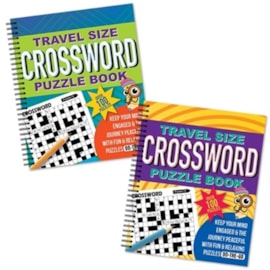 Travel Size Crossword Book Spiral Bound Travel Size Crossword Book Spiral Bound