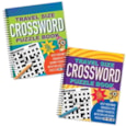 Travel Size Crossword Book  Spiral Bound