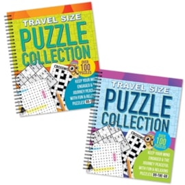 Travel Size Puzzle Book  Spiral Bound