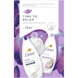 Dove Time To Relax Body Wash Gift Set (C007478)