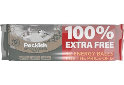 Peckish Extra Goodness Energy Balls 6+6 Pack 6+6foc Peckish Extra Goodness Energy Balls 6+6 Pack 6+6foc