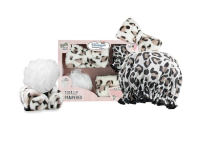 Upper Canada Totally Pampered Gift Set Leopard Print (6TPLP)