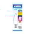 Status 7.5w Led Candle B22 Warm White Dimmable