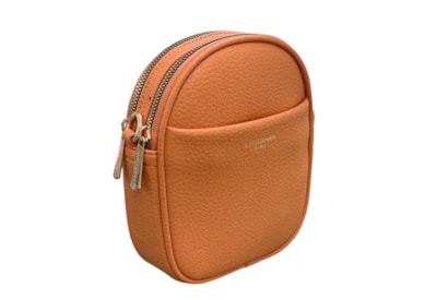 David Jones Pu Double Zip Sm X/body Bag Apricot (NV7000-1_APRICOT)