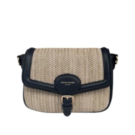 Nova Leather Straw Tote