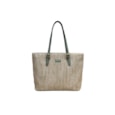 Nova Leather Straw Shopper Nova Leather Straw Shopper
