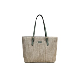 Nova Leather Straw Shopper Nova Leather Straw Shopper