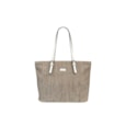 Nova Leather Straw Shopper