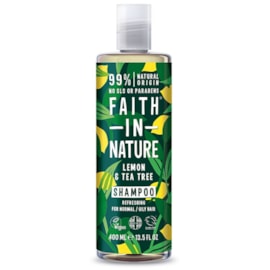 Faith In Nature Shampoo Lemon & Tea Tree 400ml (513901)
