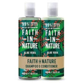 Faith In Nature Shampoo & Conditioner Aloe Vera 2pk (510103B)