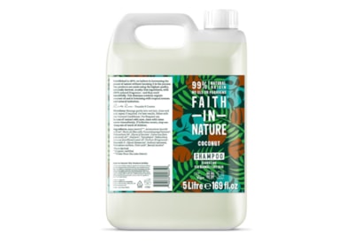 Faith In Nature Shampoo Coconut 5 Ltr (0510701)