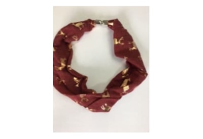 Magnetic Scarf Stag Brown/grey/burgundy Magnetic Scarf Stag Brown/grey/burgundy