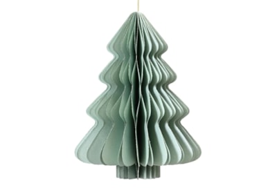 Tree Paper Decoration Mint 15cm Tree Paper Decoration Mint 15cm