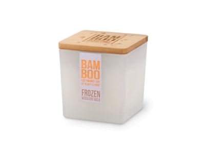 Heart & Home Bamboo Candle Jar Frozen Woodland Walk Small Heart & Home Bamboo Candle Jar Frozen Woodland Walk Small