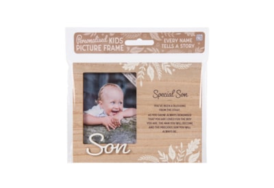 History & Heraldry Personalised Picture Frame Special Son History & Heraldry Personalised Picture Frame Special Son
