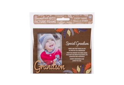 History & Heraldry Personalised Picture Frame Special Grandson History & Heraldry Personalised Picture Frame Special Grandson