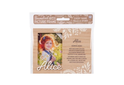 History & Heraldry Personalised Picture Frame Alice History & Heraldry Personalised Picture Frame Alice