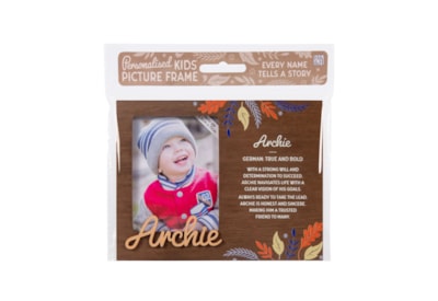 History & Heraldry Personalised Picture Frame Archie History & Heraldry Personalised Picture Frame Archie