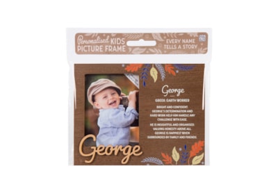 History & Heraldry Personalised Picture Frame George History & Heraldry Personalised Picture Frame George