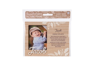 History & Heraldry Personalised Picture Frame Jacob History & Heraldry Personalised Picture Frame Jacob