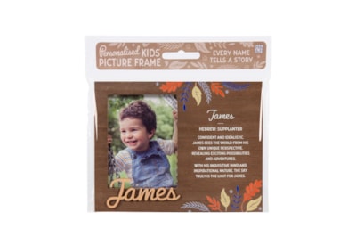 History & Heraldry Personalised Picture Frame James History & Heraldry Personalised Picture Frame James