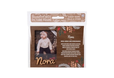History & Heraldry Personalised Picture Frame Nora History & Heraldry Personalised Picture Frame Nora