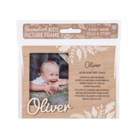 History & Heraldry Personalised Picture Frame Oliver History & Heraldry Personalised Picture Frame Oliver