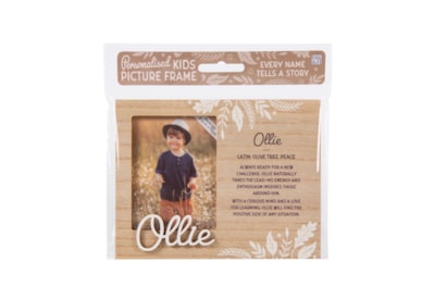 History & Heraldry Personalised Picture Frame Ollie History & Heraldry Personalised Picture Frame Ollie