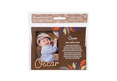 History & Heraldry Personalised Picture Frame Oscar History & Heraldry Personalised Picture Frame Oscar