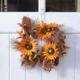 Smart Garden Golden Sunflower Whirl Wreath 45cm (5606015)