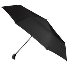 Totes Isotoner Eco Gearstick S/mini Plain Black Umbrella (7202BLK)