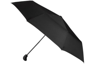 Totes Isotoner Eco Gearstick S/mini Plain Black Umbrella (7202BLK)