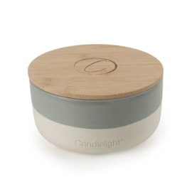 4 Wick Ceramic Candle Blue Reactive Glaze