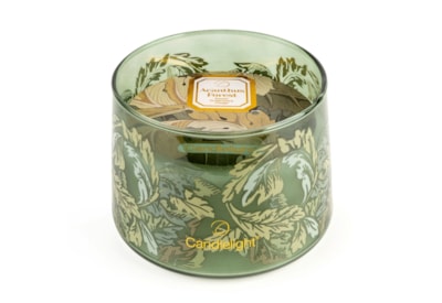 Tapered Glass Candle Acanthus Forest Tapered Glass Candle Acanthus Forest