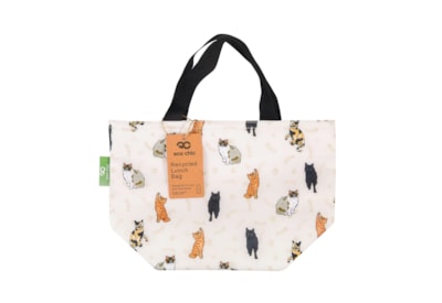 Eco Chic Beige Beloved Cats Lunch Bag Eco Chic Beige Beloved Cats Lunch Bag