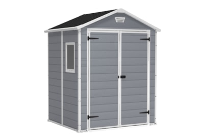 Keter Manor Shed 6X5Ft Grey Keter Manor Shed 6X5Ft Grey