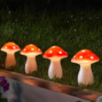 Smart Garden Fairy Mushroom Decor Stake Lights x 4 (1012043)