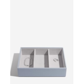 Classic Deep 3 Section Stacker Blue & Grey Classic Deep 3 Section Stacker Blue & Grey