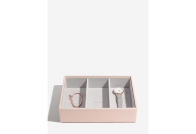 Classic 3 Section Stacker Blush & Grey Classic 3 Section Stacker Blush & Grey