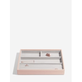 Classic 4 Section Stacker Blush & Grey Classic 4 Section Stacker Blush & Grey