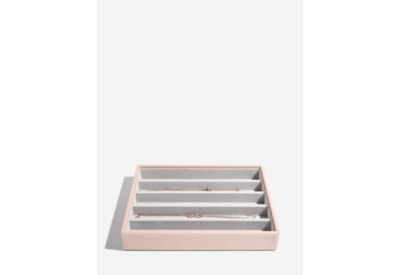 Classic 5 Section Necklace Stacker Blush Pink Classic 5 Section Necklace Stacker Blush Pink