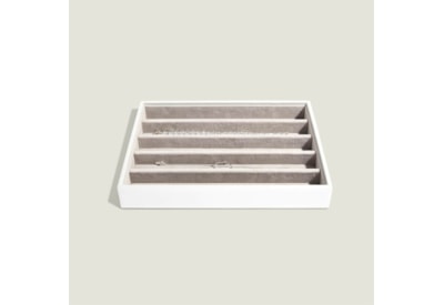 Lc.classic 5 Section Necklace Stacker White Lc.classic 5 Section Necklace Stacker White